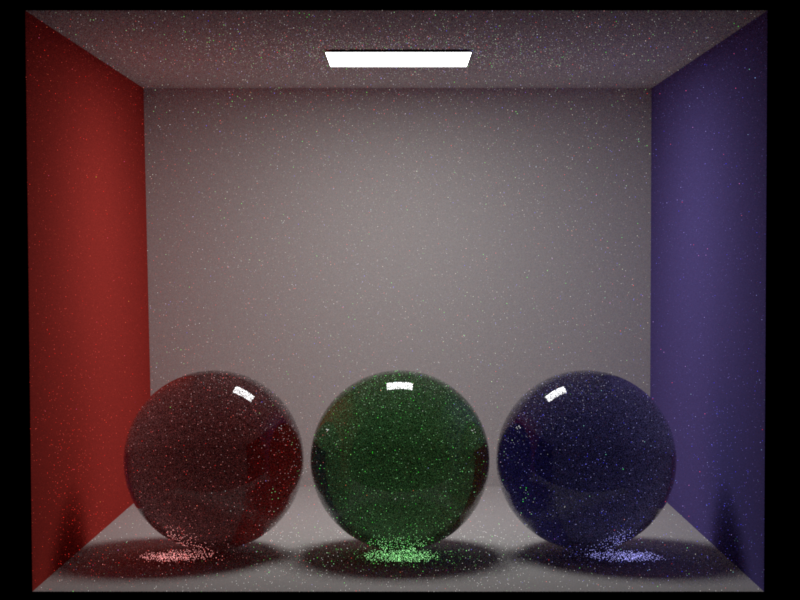 Mitsuba Spheres Dielectric